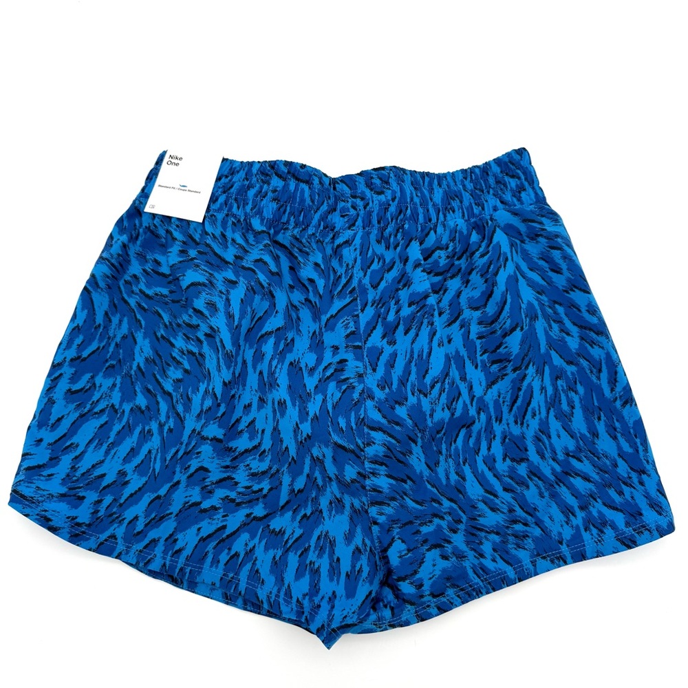 NWT New Nike Girls One Woven High Rise Printed Shorts Size Large L Kids Cheer - Picture 4 of 5